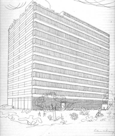 Figura 2 - ENBA - Projeto de um Hotel - 1945